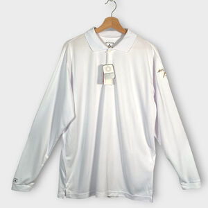 Antigua UPF 50+ Desert Dry XtraLite Polo Men's MEDIUM White Golf Performance NEW